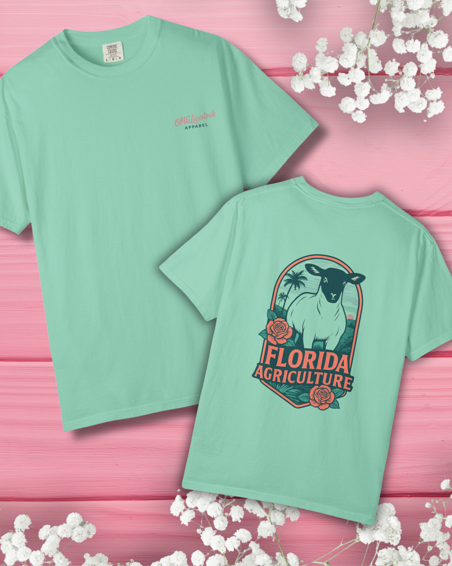 Southern Blooms Floral Black Face Ewe
