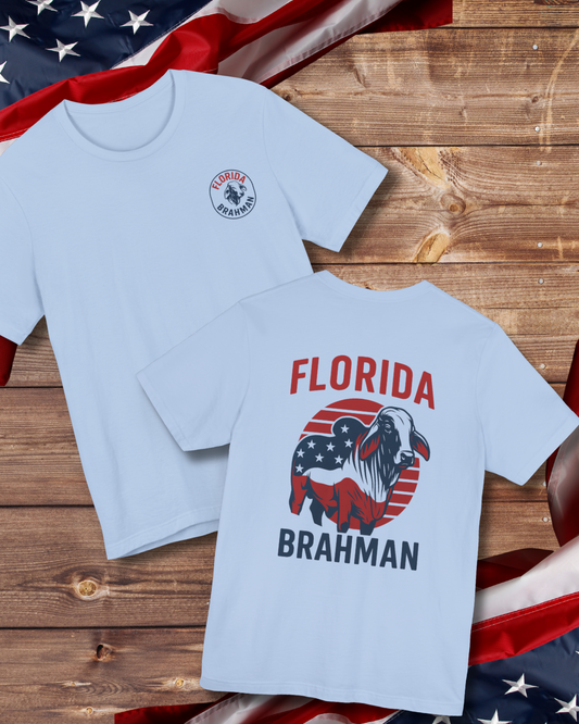 Florida Brahman Patriotic Tee