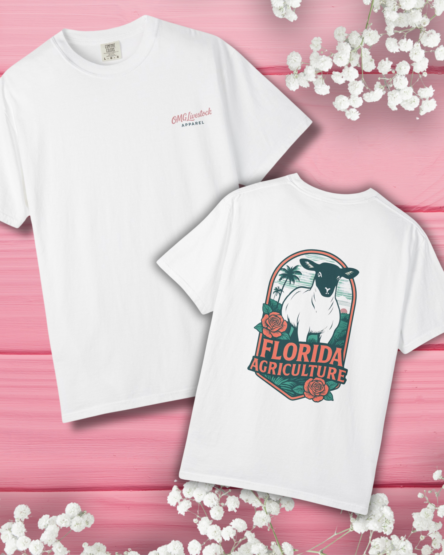 Southern Blooms Floral Black Face Ewe
