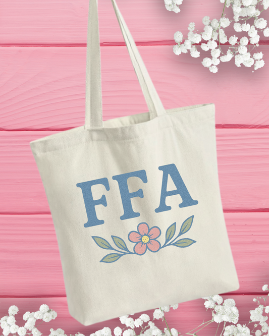 FFA Floral Tote